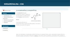 Desktop Screenshot of noradrenalina.com